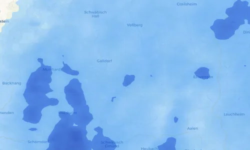 Regenradar Vorschaubild - Aktuelle Niederschläge in Sulzbach am Kocher und Umgebung