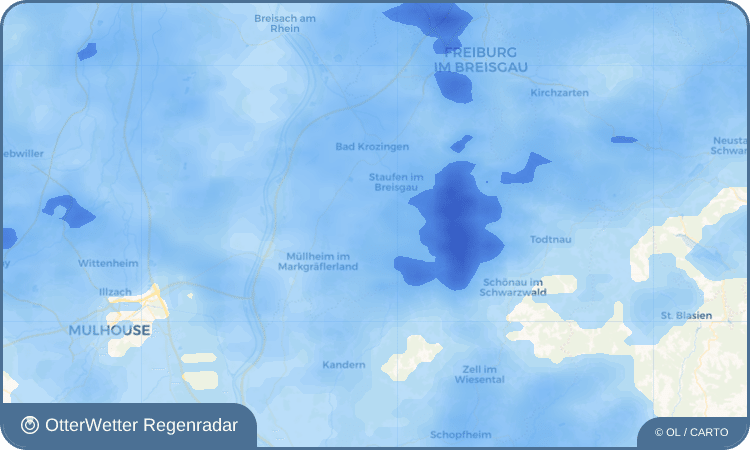 OtterWetter Regenradar-Widget Sulzburg