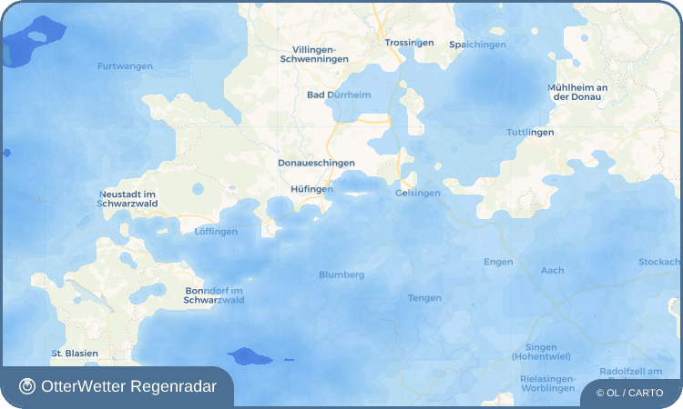 OtterWetter Regenradar-Widget Sumpfohren