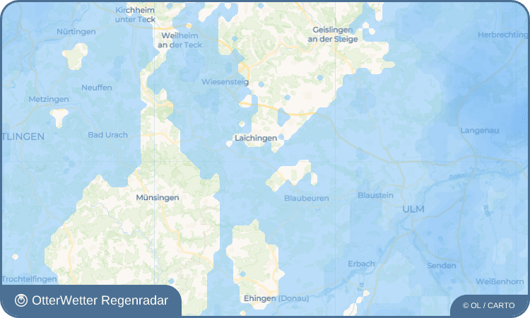 OtterWetter Regenradar-Widget Suppingen