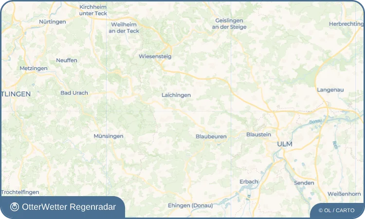 Wetter-Widget-Vorschau mit Vorhersagedaten für Suppingen