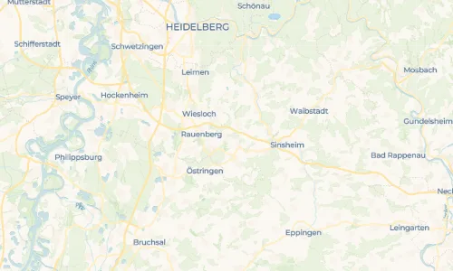 Regenradar Tairnbach: aktuelle Niederschläge in Tairnbach und Umgebung, Stand 22. Oktober 2026 um 23:45 Uhr