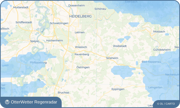 OtterWetter Regenradar-Widget Tairnbach
