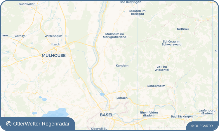 OtterWetter Regenradar-Widget Tannenkirch