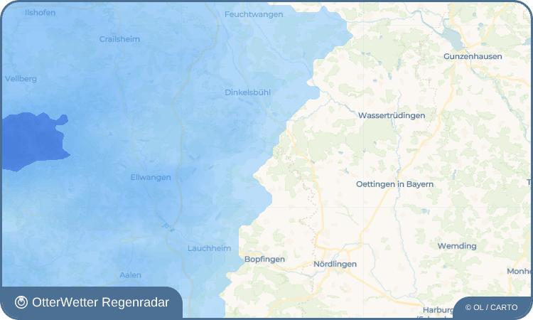 OtterWetter Regenradar-Widget Tannhausen