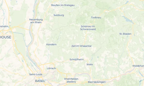 Regenradar Vorschaubild - Aktuelle Niederschläge in Tegernau und Umgebung