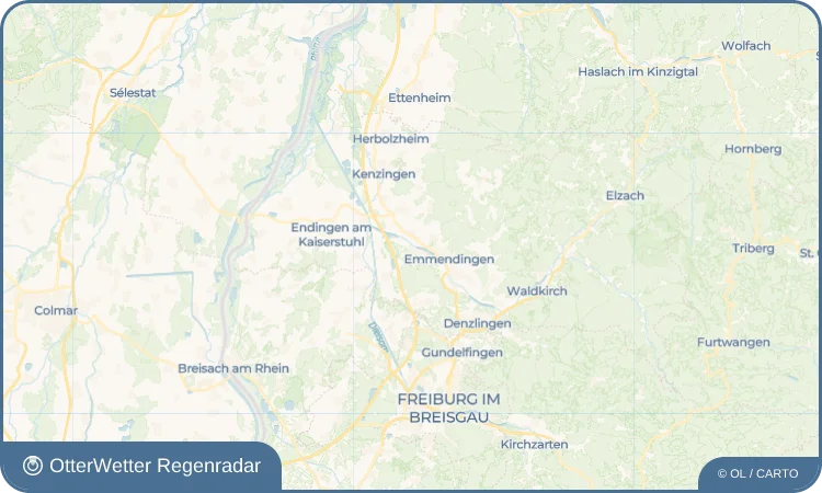 Widget-Vorschau für Teningen Wetter-Widget-Vorschau mit Vorhersagedaten für Teningen