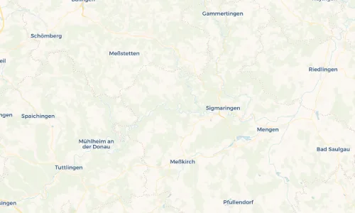 Regenradar Vorschaubild - Aktuelle Niederschläge in Thiergarten und Umgebung