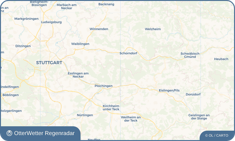 OtterWetter Regenradar-Widget Thomashardt