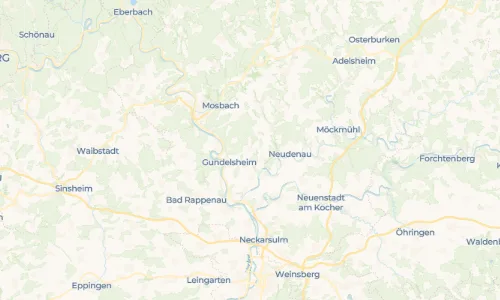 Regenradar Vorschaubild - Aktuelle Niederschläge in Tiefenbach und Umgebung