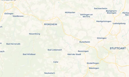 Regenradar Vorschaubild - Aktuelle Niederschläge in Tiefenbronn und Umgebung