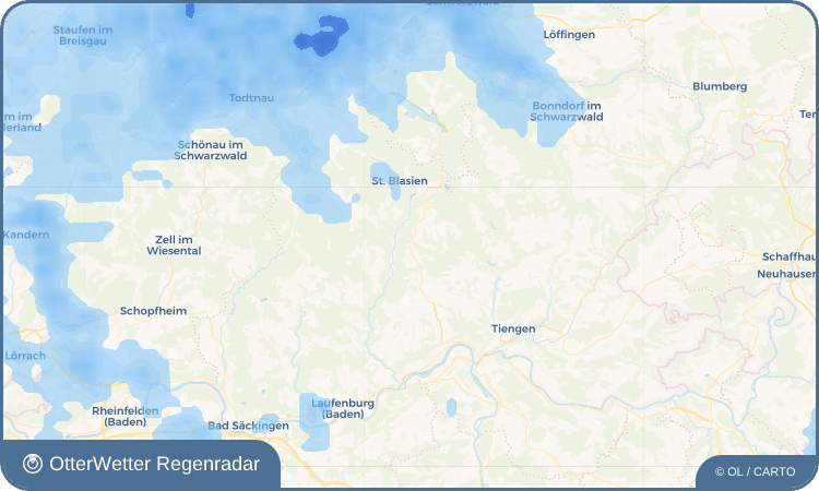 Widget-Vorschau für Tiefenhäusern Wetter-Widget-Vorschau mit Vorhersagedaten für Tiefenhäusern