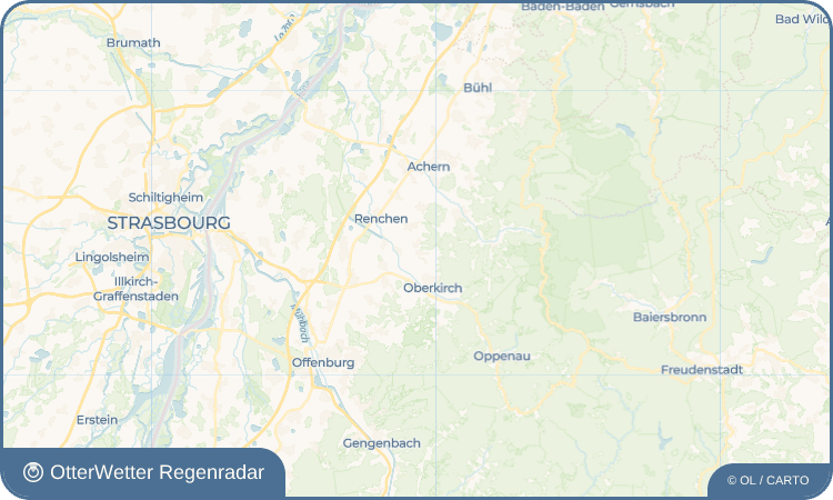OtterWetter Regenradar-Widget Tiergarten