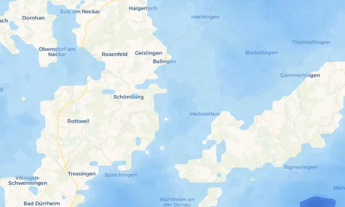 Regenradar Vorschaubild - Aktuelle Niederschläge in Tieringen und Umgebung