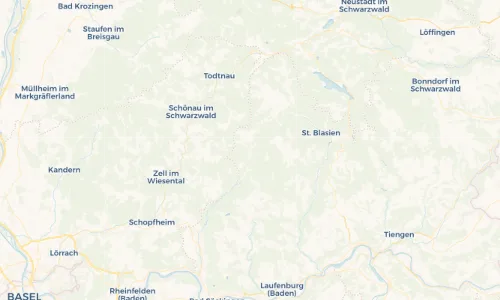 Regenradar-Vorschau: aktuelle Niederschläge in Todtmoos und Umgebung