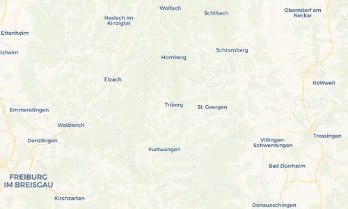 Regenradar Vorschaubild - Aktuelle Niederschläge in Triberg und Umgebung
