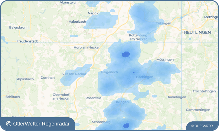 OtterWetter Regenradar-Widget Trillfingen