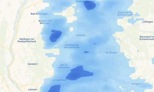 Regenradar Vorschaubild - Aktuelle Niederschläge in Tunau und Umgebung