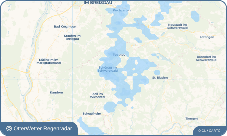 Widget-Vorschau für Tunau Wetter-Widget-Vorschau mit Vorhersagedaten für Tunau