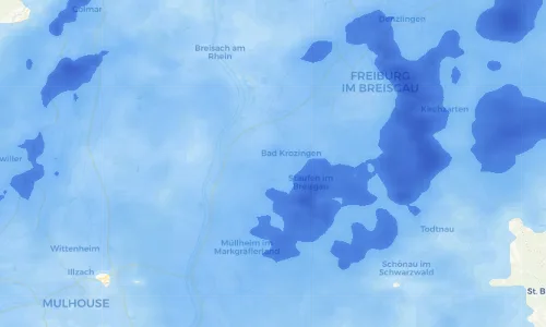 Regenradar Vorschaubild - Aktuelle Niederschläge in Tunsel und Umgebung