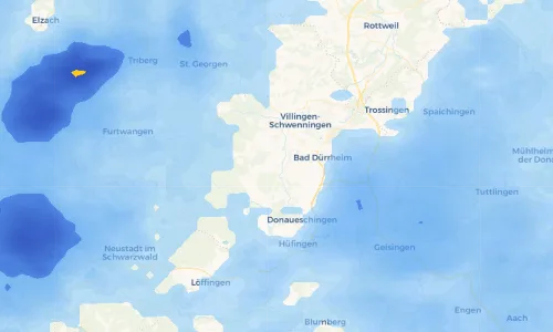 Regenradar Vorschaubild - Aktuelle Niederschläge in Überauchen und Umgebung