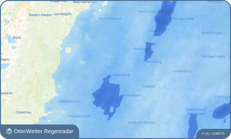 OtterWetter Regenradar-Widget Überberg