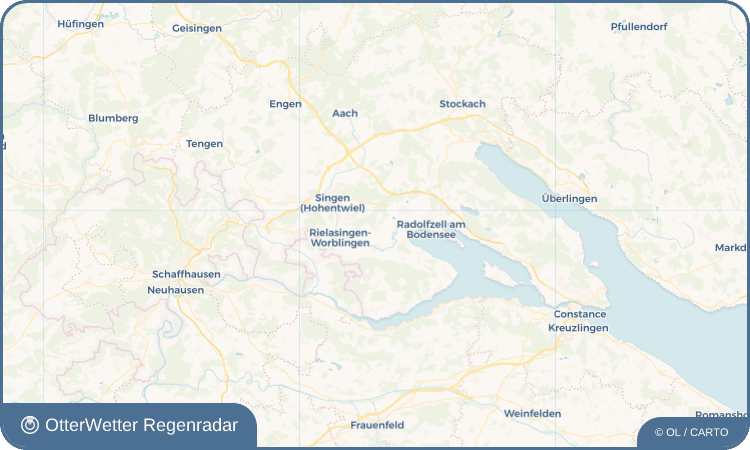 OtterWetter Regenradar-Widget Überlingen am Ried