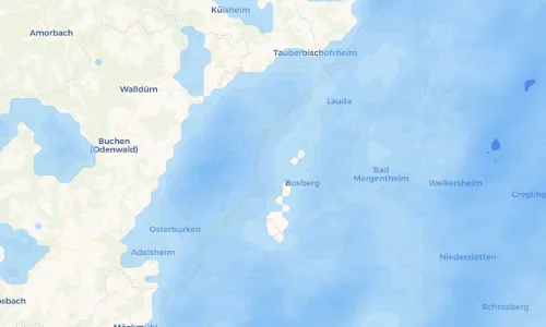 Regenradar Vorschaubild - Aktuelle Niederschläge in Uiffingen und Umgebung