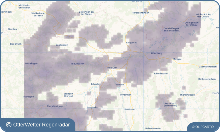 OtterWetter Regenradar-Widget Ulm