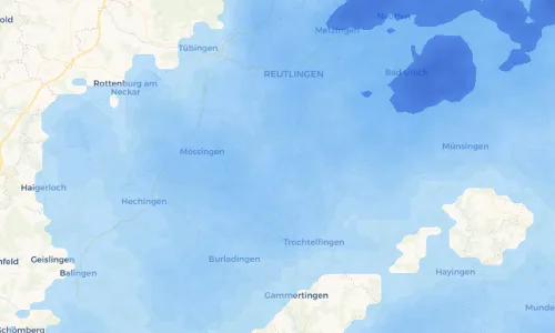 Regenradar Vorschaubild - Aktuelle Niederschläge in Undingen und Umgebung