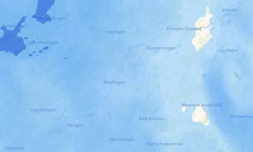Regenradar Vorschaubild - Aktuelle Niederschläge in Unlingen und Umgebung