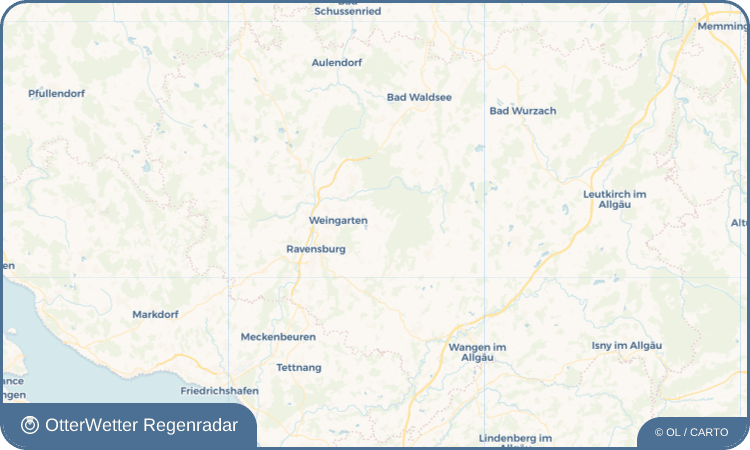 OtterWetter Regenradar-Widget Unterankenreute