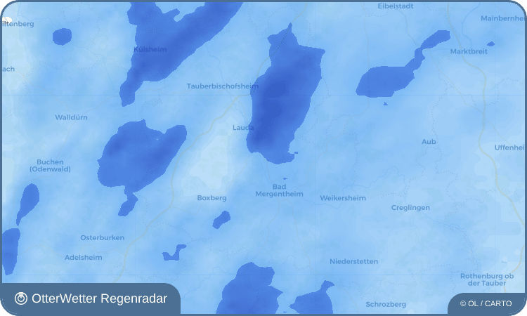Widget-Vorschau für Unterbalbach Wetter-Widget-Vorschau mit Vorhersagedaten für Unterbalbach