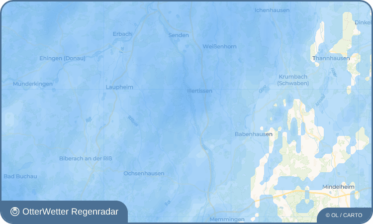 OtterWetter Regenradar-Widget Unterbalzheim