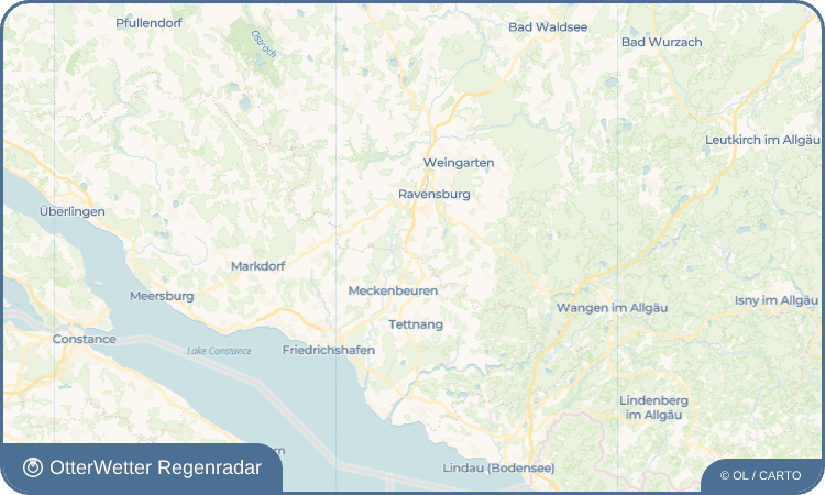 OtterWetter Regenradar-Widget Untereschach