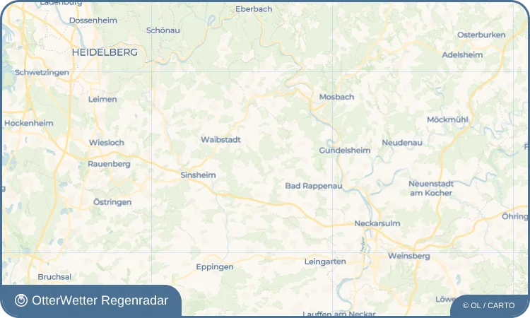 Wetter-Widget-Vorschau mit Vorhersagedaten für Untergimpern