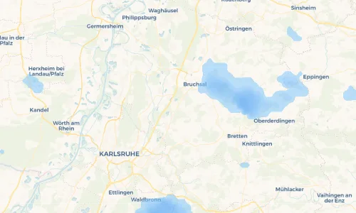 Regenradar Vorschaubild - Aktuelle Niederschläge in Untergrombach und Umgebung