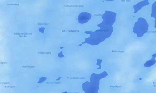 Regenradar Vorschaubild - Aktuelle Niederschläge in Unterhausen und Umgebung