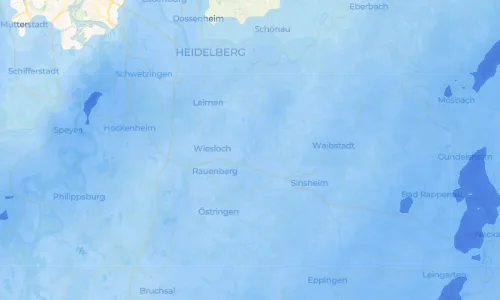 Regenradar Unterhof: aktuelle Niederschläge in Unterhof und Umgebung, Stand 21. Oktober 2026 um 6:25 Uhr