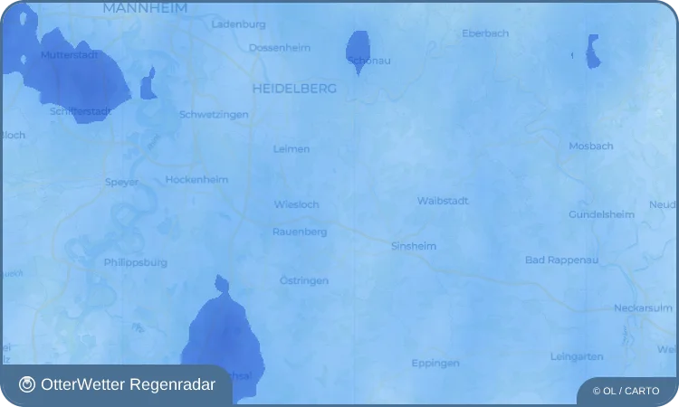 Wetter-Widget-Vorschau mit Vorhersagedaten für Unterhof