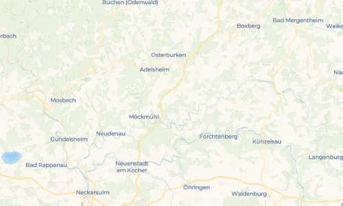 Regenradar Vorschaubild - Aktuelle Niederschläge in Unterkessach und Umgebung