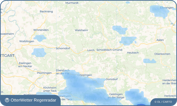 OtterWetter Regenradar-Widget Unterkirneck
