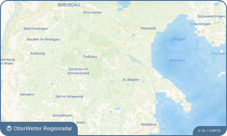 Widget-Vorschau für Unterlehen Wetter-Widget-Vorschau mit Vorhersagedaten für Unterlehen