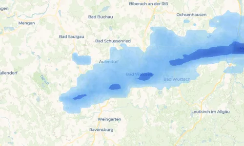 Regenradar Vorschaubild - Aktuelle Niederschläge in Untermöllenbronn und Umgebung