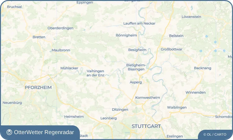 Wetter-Widget-Vorschau mit Vorhersagedaten für Unterriexingen