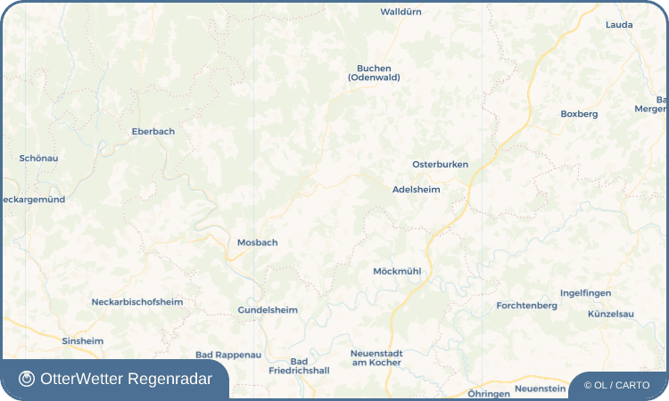 Wetter-Widget-Vorschau mit Vorhersagedaten für Unterschefflenz