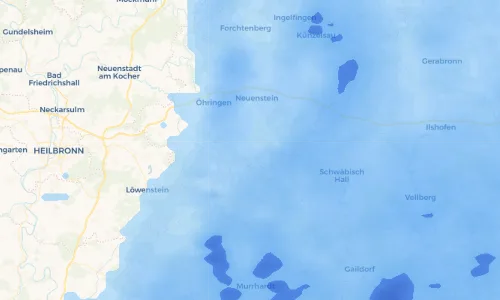 Regenradar Vorschaubild - Aktuelle Niederschläge in Untersteinbach und Umgebung