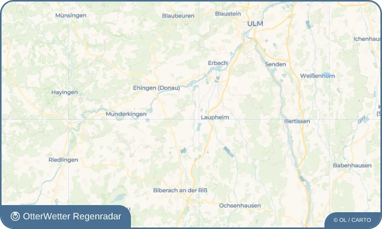 Widget-Vorschau für Untersulmetingen Wetter-Widget-Vorschau mit Vorhersagedaten für Untersulmetingen