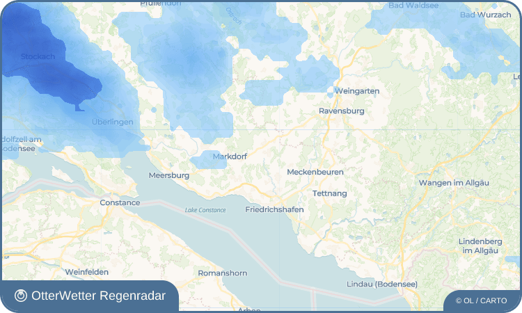 Wetter-Widget-Vorschau mit Vorhersagedaten für Unterteuringen