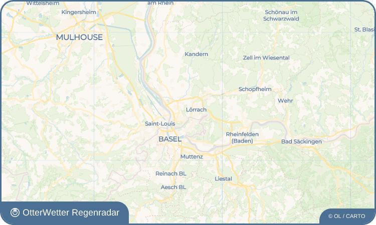 OtterWetter Regenradar-Widget Untertüllingen